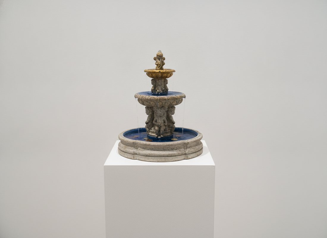 The Grief That Pretends to Be a Fountain – museum documentation