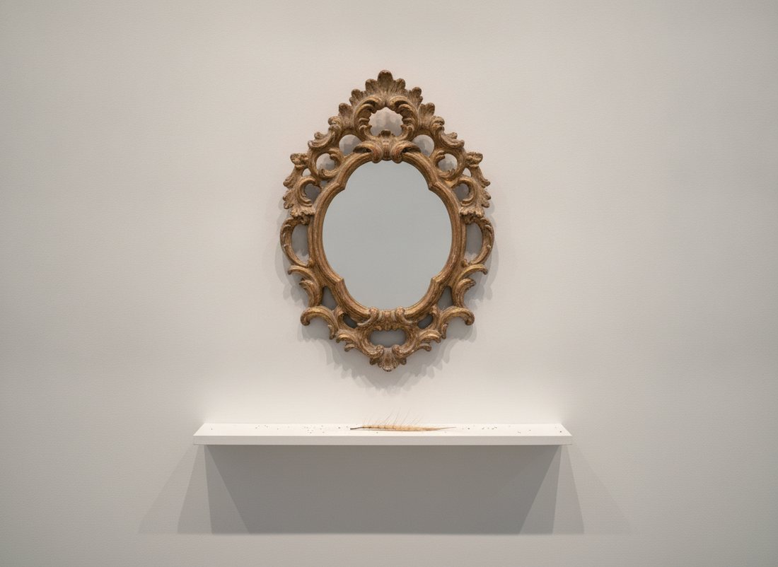 The Tiger Turned Away (Self-Portrait as Vibration) – museum documentation